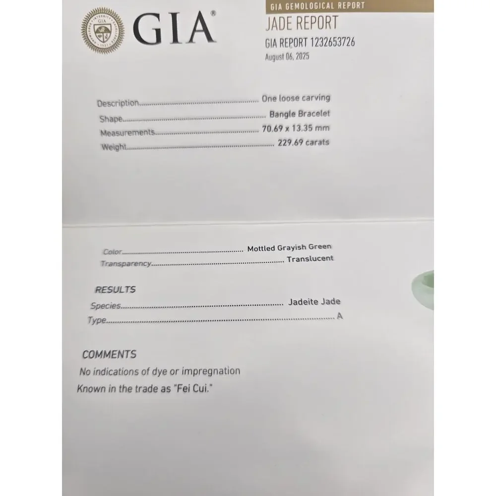 None genuine gia